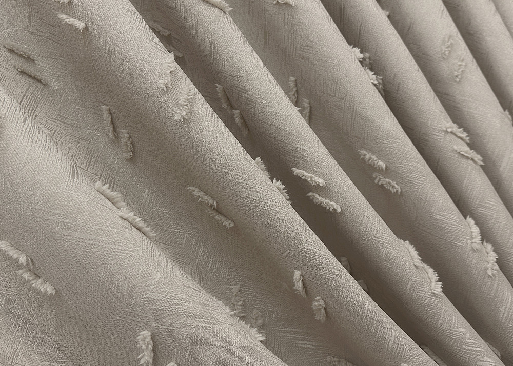 Комплект штор VR-Textil Льон Букле № 1887ш Бежевий 200х270 см 2 шт (32-245) Київ - фото 6