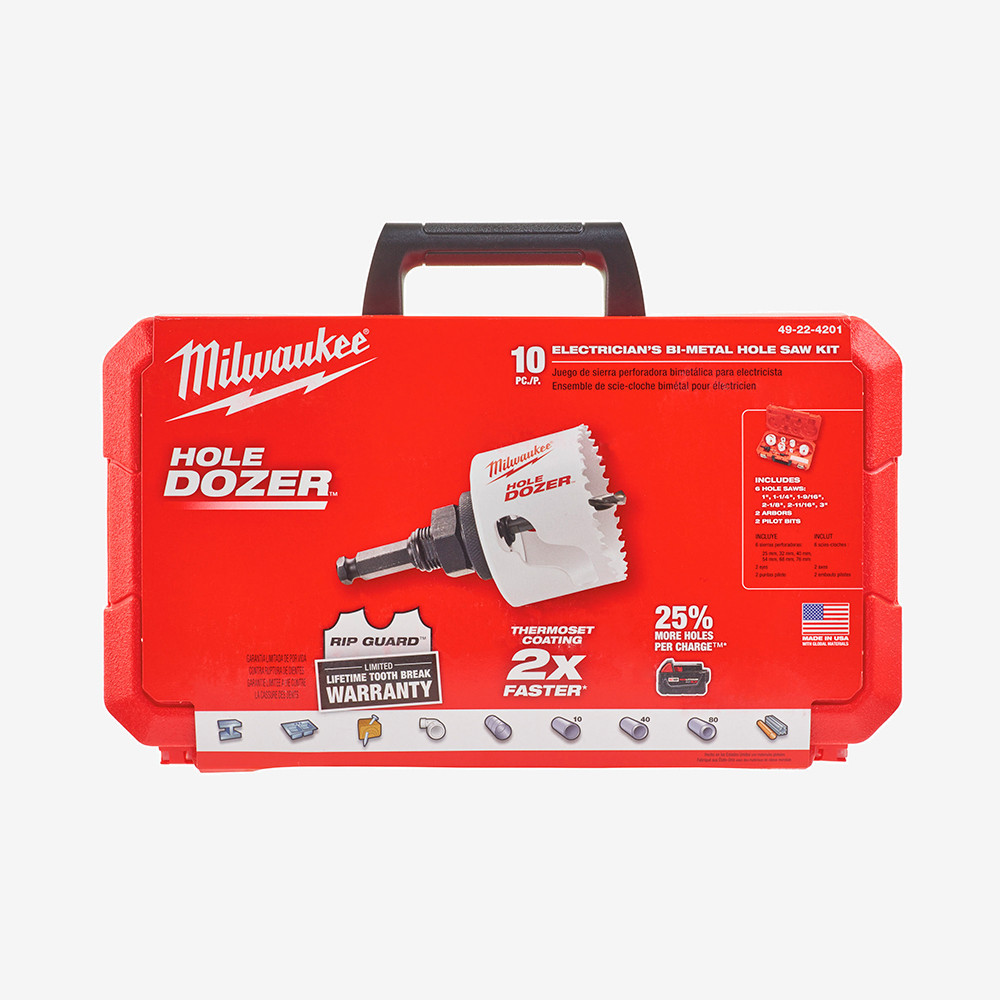 Набор коронок Bi-Metal MILWAUKEE, (10шт) Одесса - изображение 2