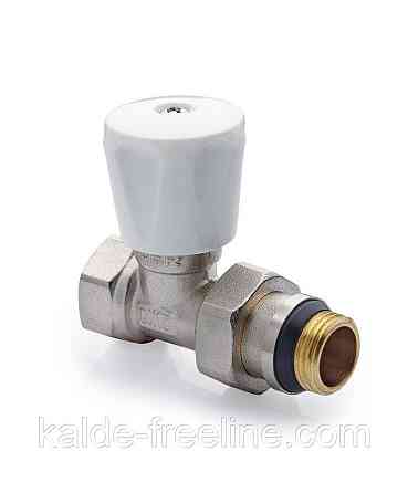 Кран радіаторний (вентильний) KOER KR.903-Gi прямий 1/2" з американкою Харків