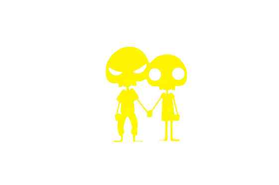 Наклейка декор SKELETON (11х10м, желтая) (#HQ684) Мукачево