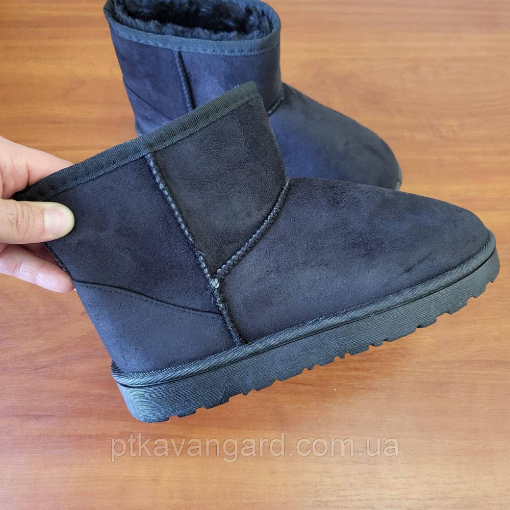 Ботинки женские Угги с мехом размер 36 черный Хмельницкий - изображение 4