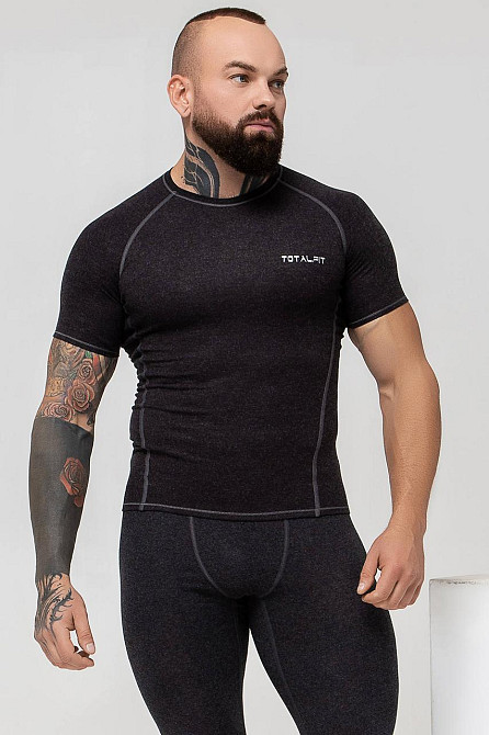 Чоловіча термофутболка TotalFit ICELAND Light TMD1-V9 3XL, Сірий Київ - фото 1