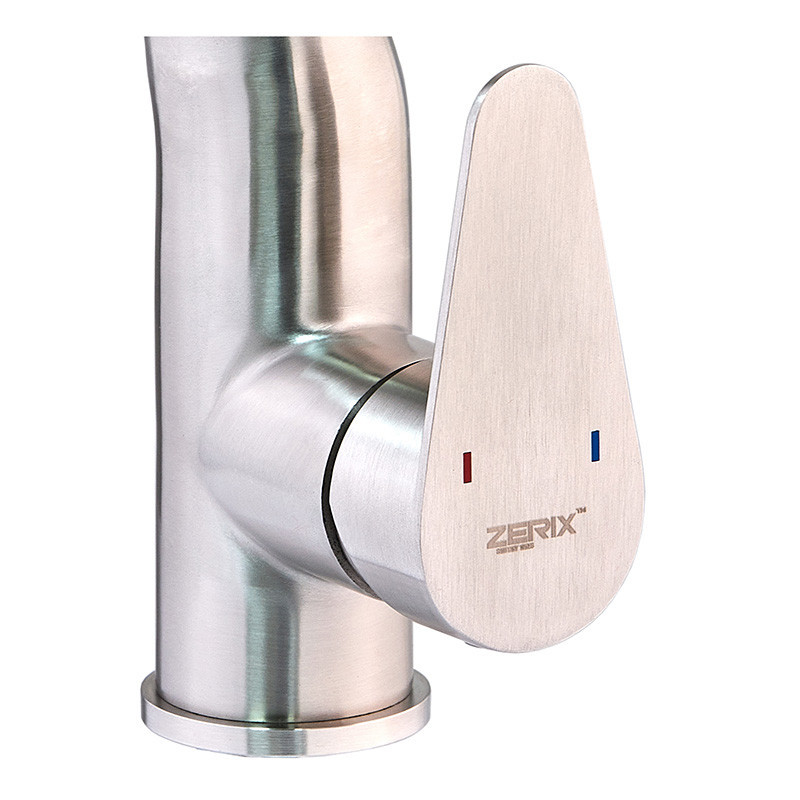 Змішувач для умивальника Zerix ASA-001 з нержавіючої сталі SUS304 – Стиль та Надійність ZX4802 Харків - фото 2