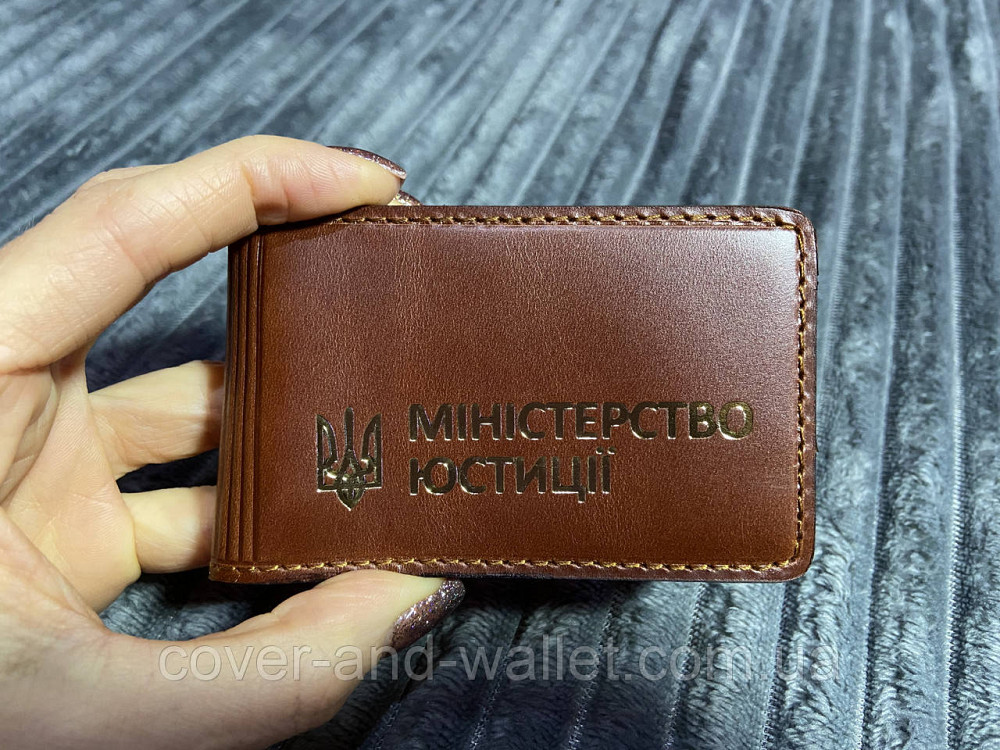 Обкладинка з додатковим відділенням Міністережне ревіння (тиснення золотом) Київ - фото 1