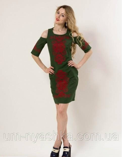 Жіноча вишита сукня на домотканному полотні Кохання р.S Кривий Ріг - фото 1