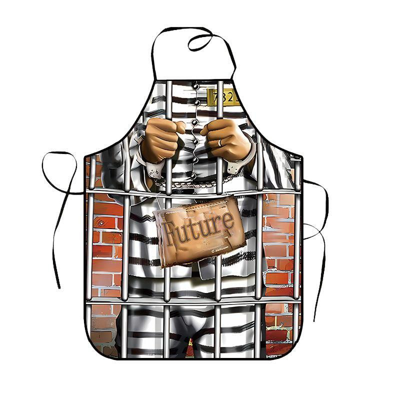 Фартук с приколом мужской кухонный Тюремный стиль для гриля и барбекю Киев - изображение 4