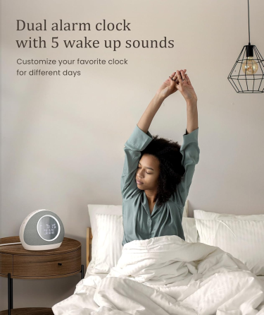 Уцінка Портативна Bluetooth-колонка Mini Hi-Fi P-11 з RGB-нічником, годинником, будильником та звуковою машиною Dreamegg XT-8 Київ