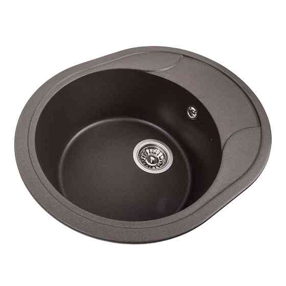 PLATINUM Гранітна мийка для кухні Platinum 5847 ONYX матова Темна скеля Київ