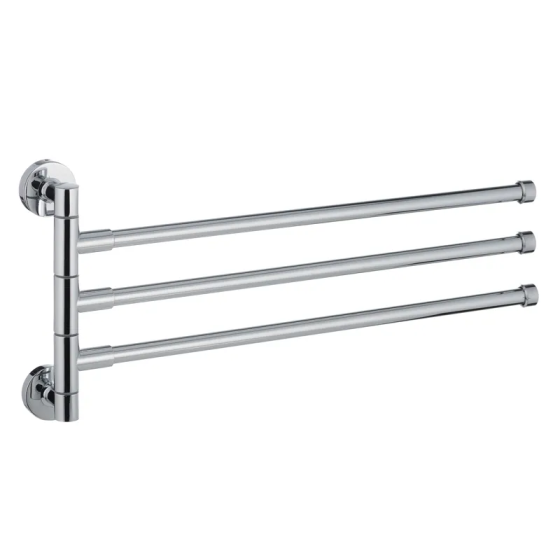 Сучасний полотенцедержач Zerix LR113 з 3 поворотними планками для зручного використання Харків