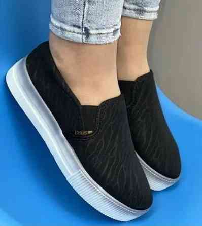 Жіночі Чорні Сліпони Мокасини на Високої Толстой Підошві Танкетке (розміри: 36,37,38,39) Дніпро