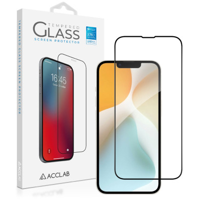 Скло захисне ACCLAB Full Glue Apple iPhone 16E Black (1283126614279) Вінниця - фото 1