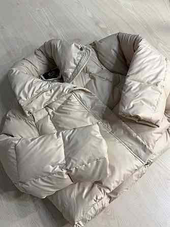 Куртка женская Lady Yep 30083 пуффер короткая глянцевая бежевая, бежевый, L Киев