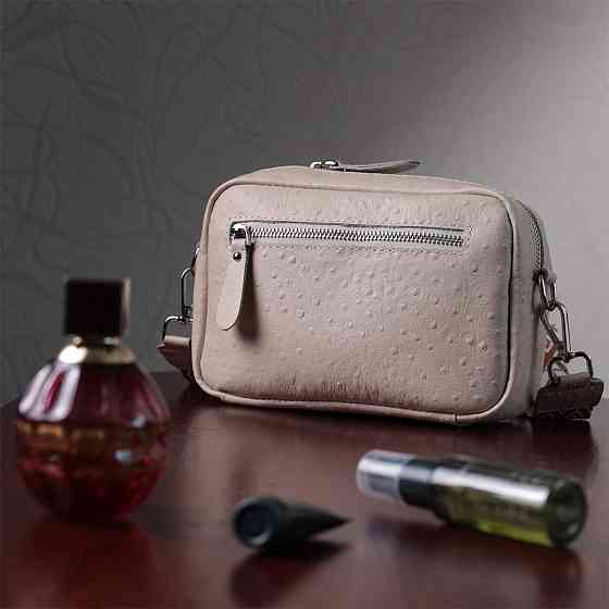 Фактурна сумка жіноча з натуральної шкіри Vintage 22660 Біла Київ