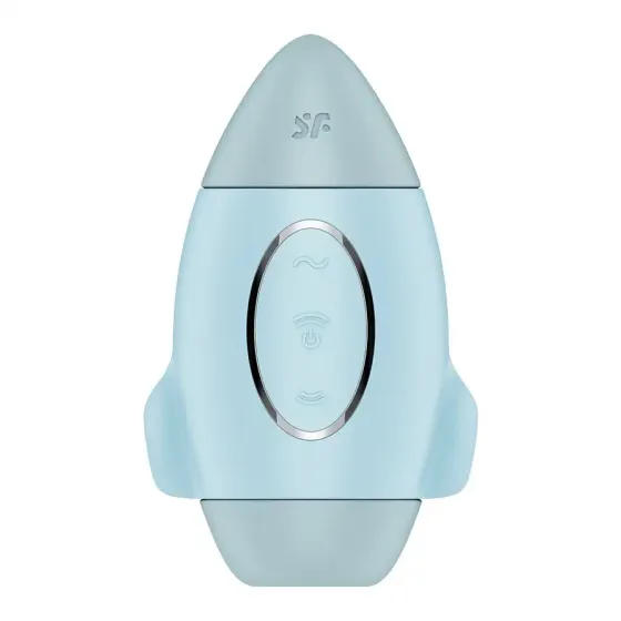 Вакуумний вібратор Satisfyer Mission Control Blue Львів
