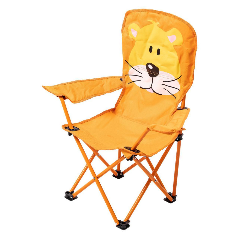 Дитяче туристичне крісло з підстаканником, оранжеве Київ - фото 2