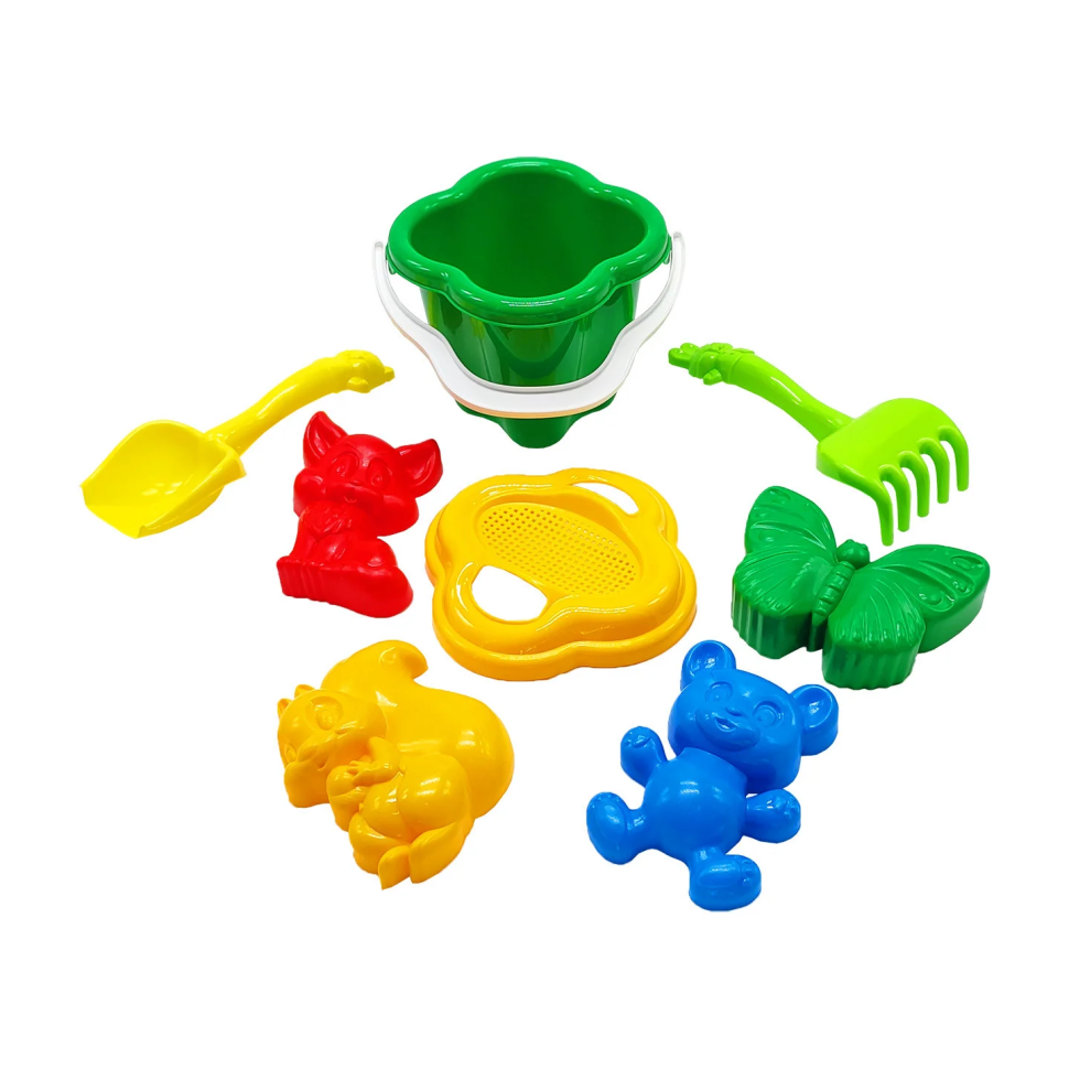 Пісочний набір "Дзвіночок" №2 Colorplast 0985 Зелений Вінниця - фото 1