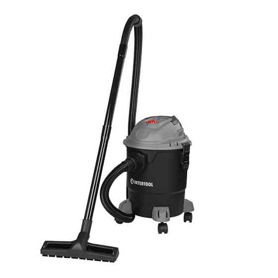 Пилосос INTERTOOL DT-1020, 1,2 кВт, >17 кПа, бак 20 л пластик, шланг 1,5 м - для побутового прибирання Львів