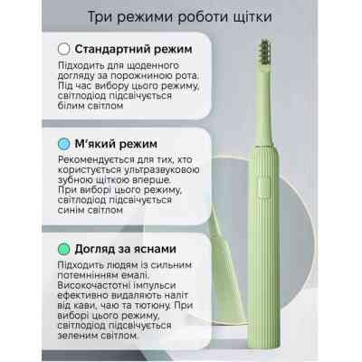 Электрическая зубная щетка Xiaomi Mint5 Sonik Green (MINT5-G) Винница