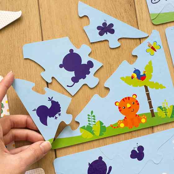 Дитячі навчальні пазли. Вивчаємо світ звірят 13203006 укр. мовою Вінниця