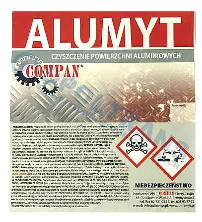 Жидкость для очистки алюминиевых баков и изделий из алюминия ALUMYT 1л Луцк