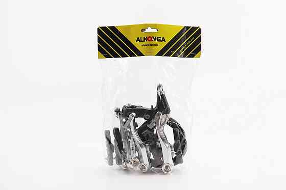 Гальмо V-brake 103мм (2 колеса) з ручками, тросами, алюмінієве, HJ-620A6/HJ-296ADV Киев