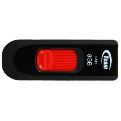 USB флеш накопичувач Team 8GB C141 Red USB 2.0 (TC1418GR01) Вінниця