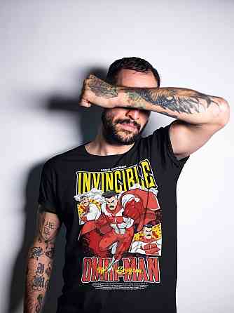 Футболка чоловіча з аніме принтом Емповермент Лгбтк Суппорт Пріде оверсайз (S/M/L) Чорний AnimeJ0440 Дніпро