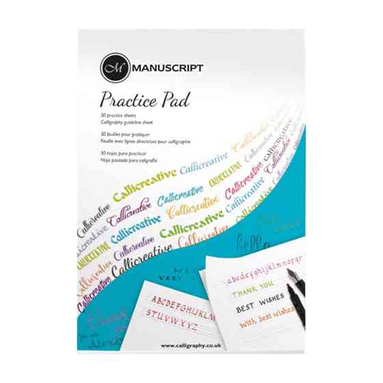Склейка для каллиграфии Creative Writing Practice Pad А4 80г/м2 50л Manuscript Киев