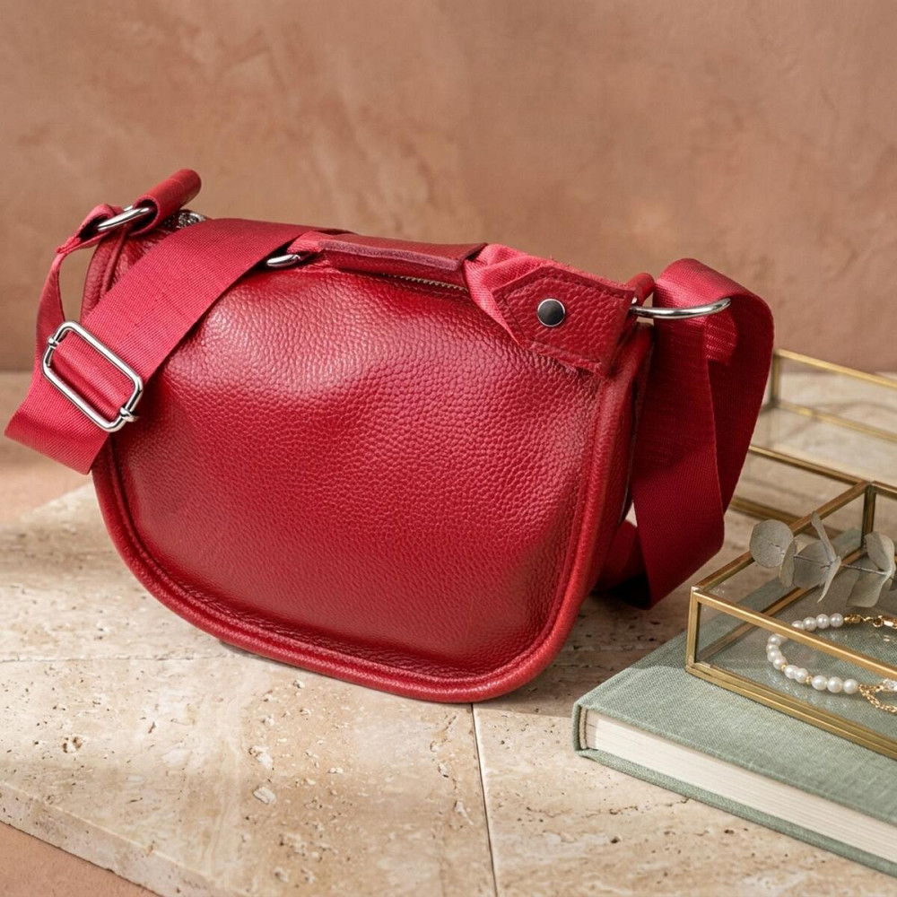 Сумка для женщин из натуральной кожи Vintage 23000 Красный Киев - изображение 11