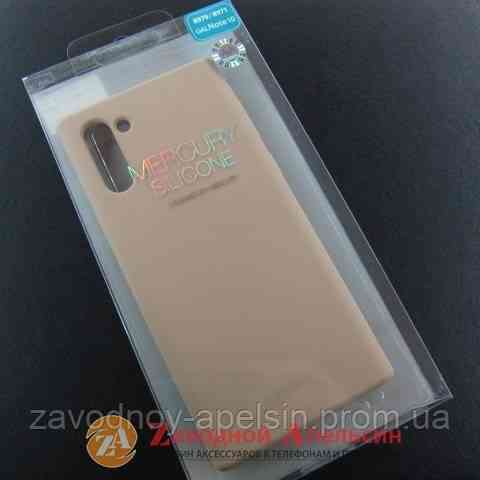 Samsung N970 Note 10 силиконовый чехол Goospery пудра Одесса