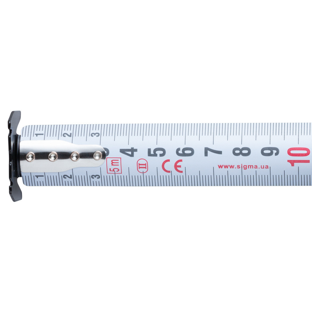 Рулетка гумова з нейлоновим покриттям полотна 5 м × 25 мм ULTRA (3825132) Київ - фото 7