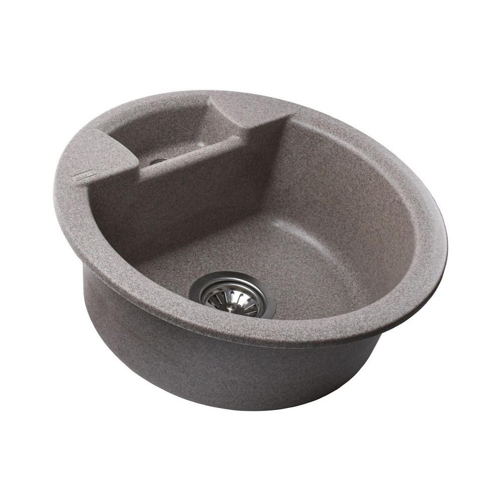 Гранітна мийка Globus Lux GURON мокко 480мм (000023486) Київ - фото 3