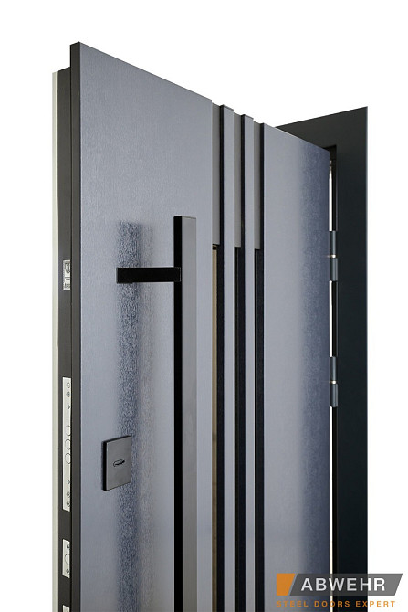 Двери уличные, модель REVOLUTION (LP-6)  терморазрыв +стеклопакет 860 Киев - изображение 5