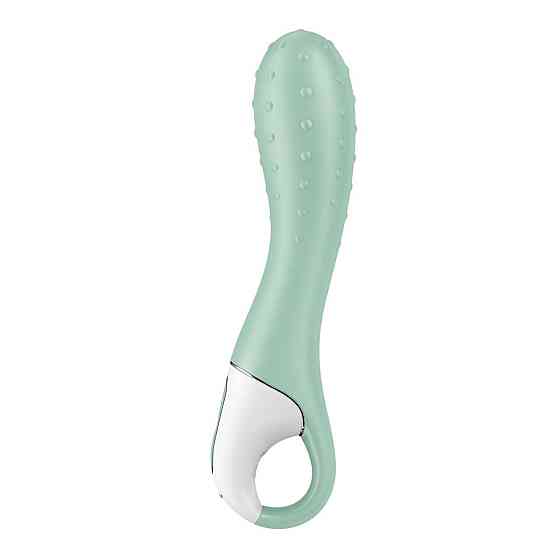Вібратор точки G Satisfyer Air Pump Vibrator 3, надувається, 12 режимів вібрації Sex Aura Київ
