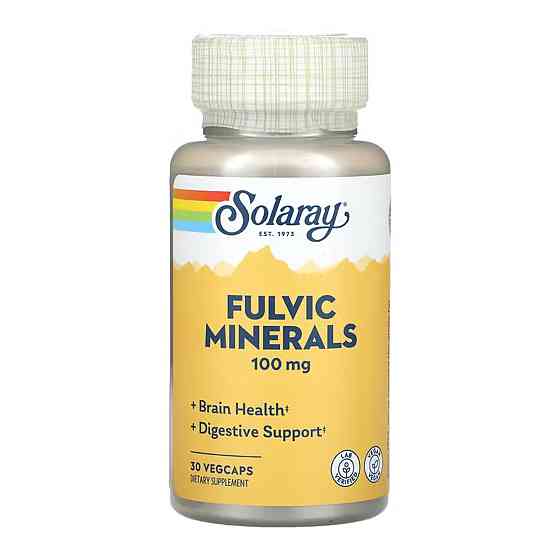 Фульвовые минералы Solaray Fulvic Minerals 100mg 30 капс Киев
