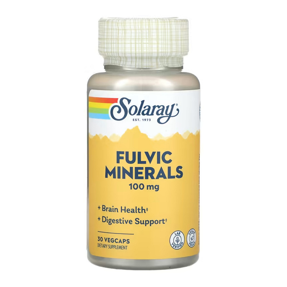 Фульвовые минералы Solaray Fulvic Minerals 100mg 30 капс Киев - изображение 1