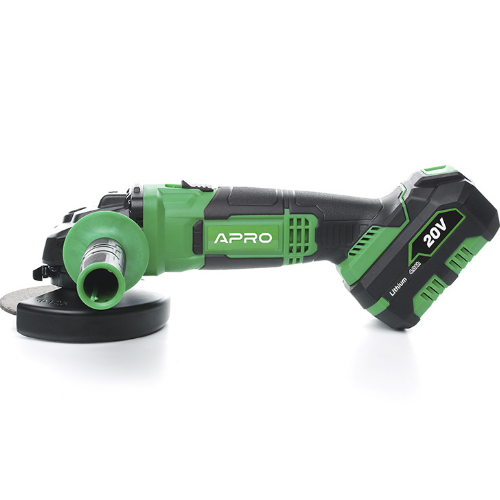 Шліфмашина кутова щіткова акумуляторна d125мм + кейс 20AG APRO Житомир - фото 3