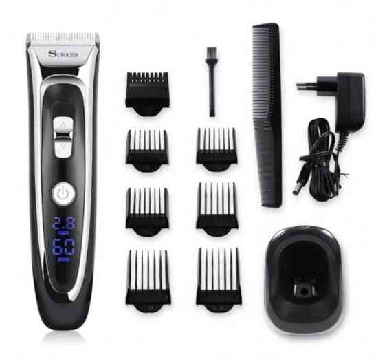 Машинка для стрижки волос Surker RFC-688B с LCD дисплеем Киев