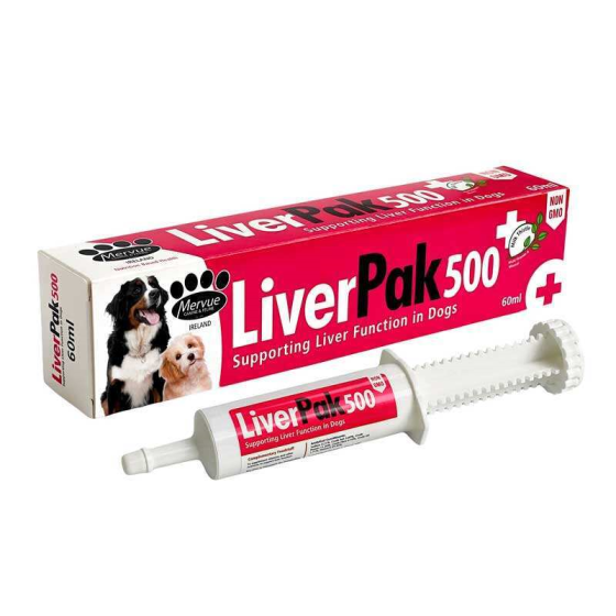 Mervue Liver Pak 500 (Мерв'ю Лівер Пак 500) паста для собак для підтримки печінки 60 мл Запоріжжя