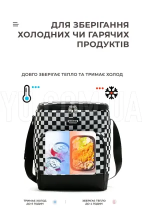 Термосумка для транспортировки холодных и горячих продуктов, напитков GP 4338 сумка-холодильник 13 л Коломия