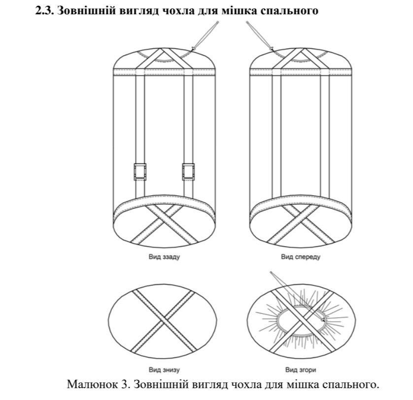 Армійський зимовий спальний мішок - 35 КіБорг ЗСУ кокон зимовий Днепр - изображение 6