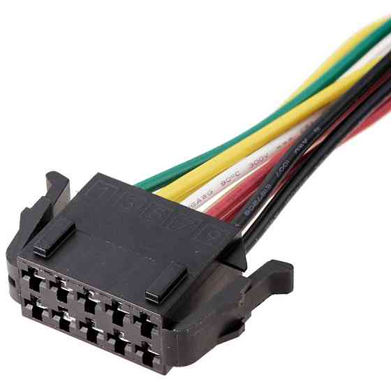 Разьем коннектор с проводом, 10-кон.,  191972725, 1-929623-1,  VAG, TE Германия, Франция, Audi, Bugatti, Porsche, Seat, Skoda, VW Киев