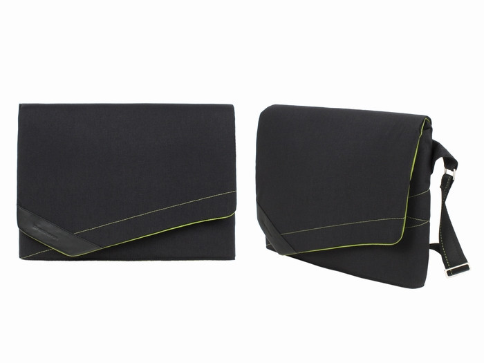 Сумка портфель для ноутбука чорна Київ - фото 1