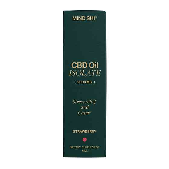 Канабідіол CBD Mind Shi CBD Oil Isolate 2000 mg 10 ml полуниця Київ