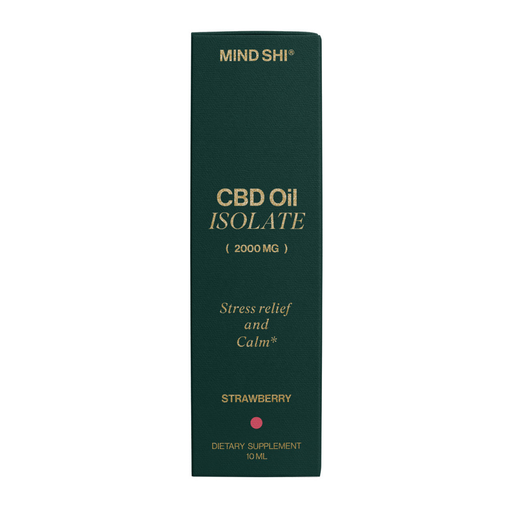 Канабідіол CBD Mind Shi CBD Oil Isolate 2000 mg 10 ml полуниця Київ - фото 4