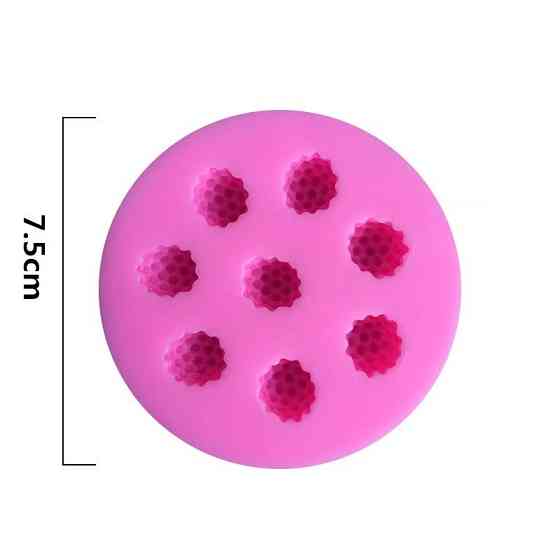 Молд силиконовый Ежевика 75 на 78 мм розовый Киев