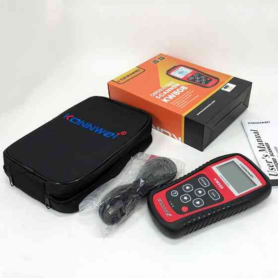 Тестер для діагностики автомобілів Konnwei KW808 OBD II/EOBD, Діагностичний адаптер FK-528 для автомобіля Київ