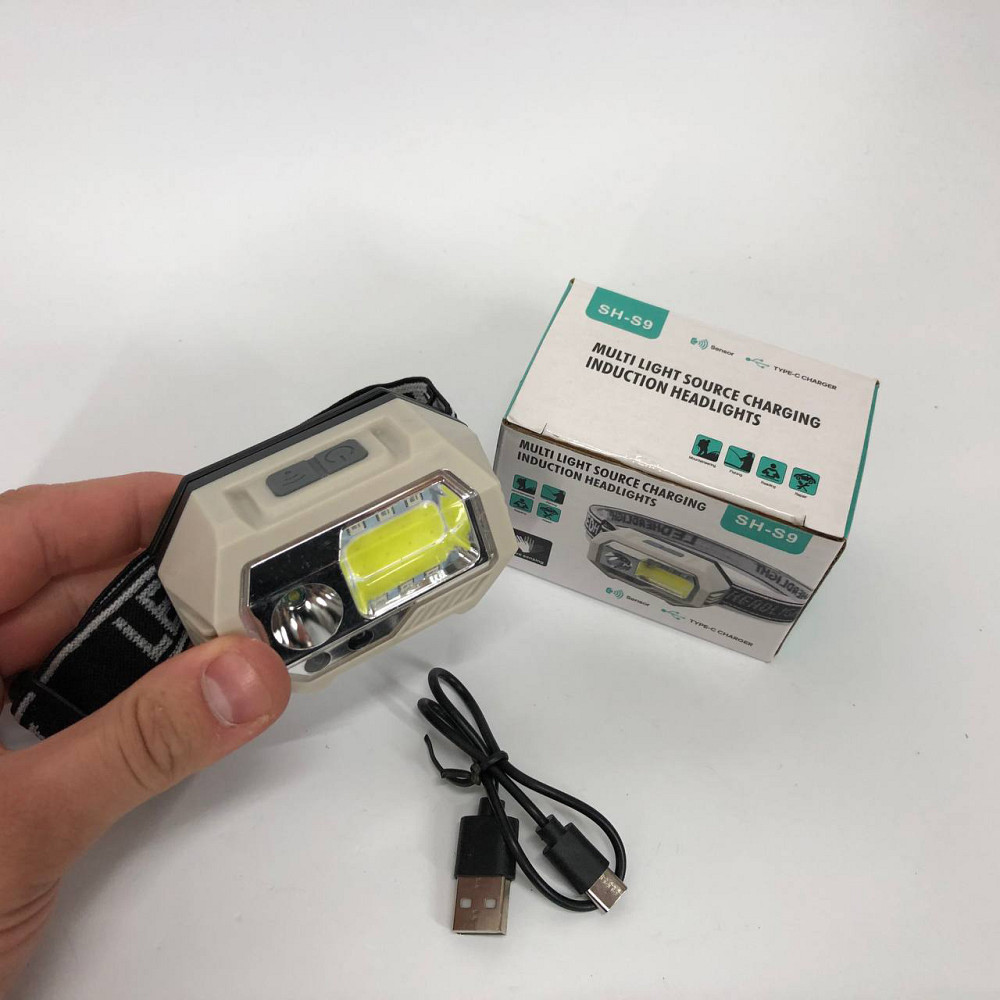 Ліхтарик налобний світлодіодний надпотужний, Led headlamp налобний ліхтар, Ліхтар на лоб потужний HJ-82 Львів - фото 8