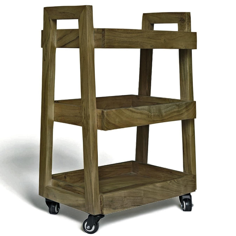 Этажерка для ванной на колёсиках 