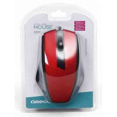 Мышка Omega OM-08 USB Red (OM08R) Винница
